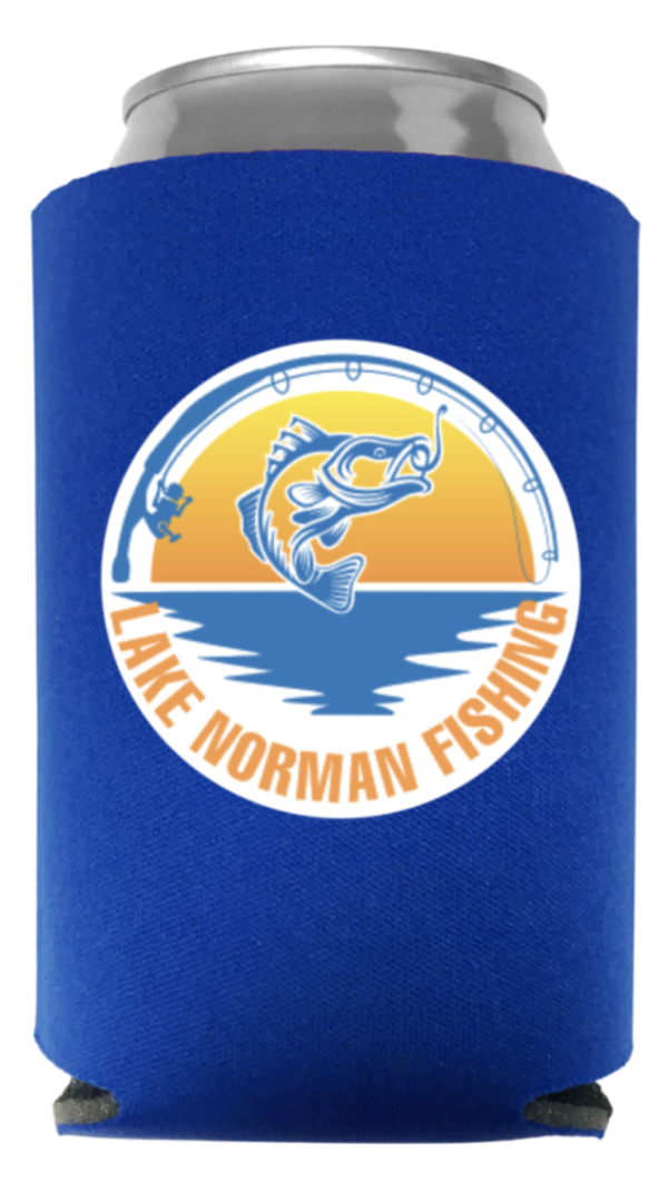 Lake Norman Fishing Can Koozie
